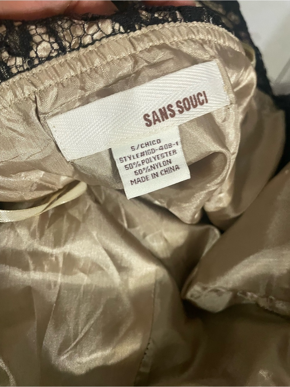 Y2K vintage-inspired Sans Souci strapless mini party dress - Picture 4 of 4